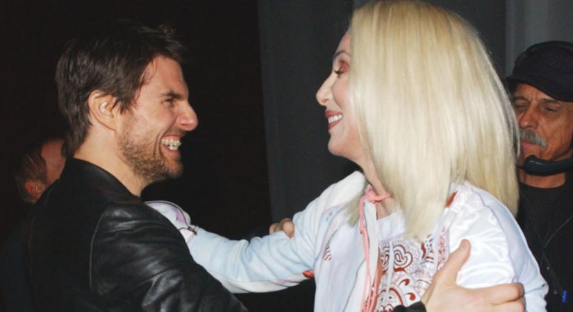 Ez a fotó elképesztő: Tom Cruise és Cher titkos románca, amiről mindenki elfeledkezett