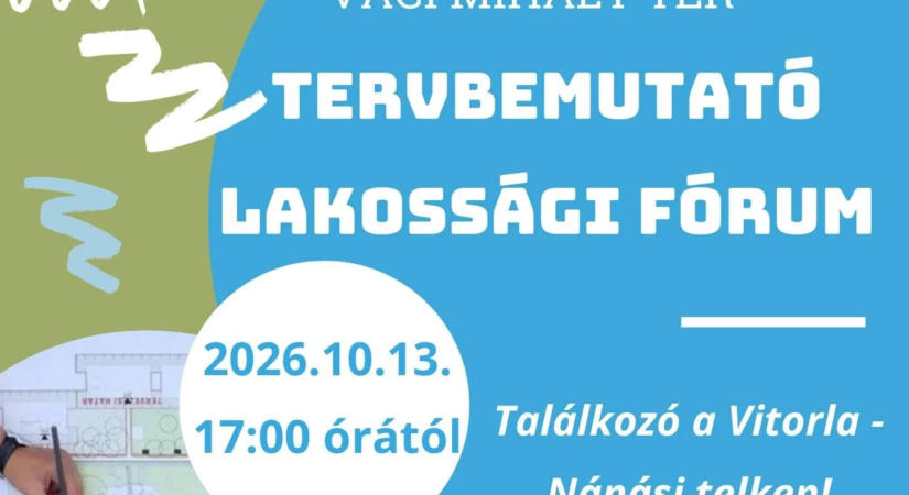 Újul a Vitorla-Nánási park – Bemutatjuk a lakossági igények alapján készült kiviteli tervet!