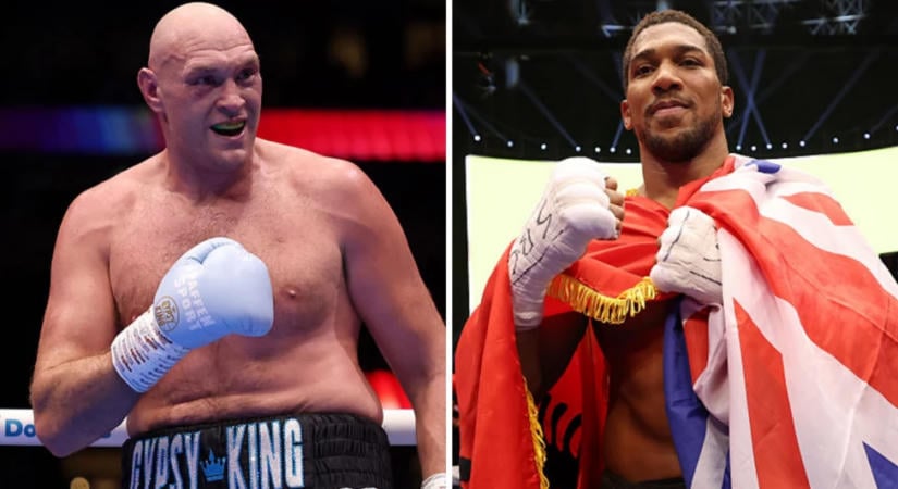 Hivatalos: Tyson Fury decemberben végre összecsap Anthony Joshuával, a Netflixen!