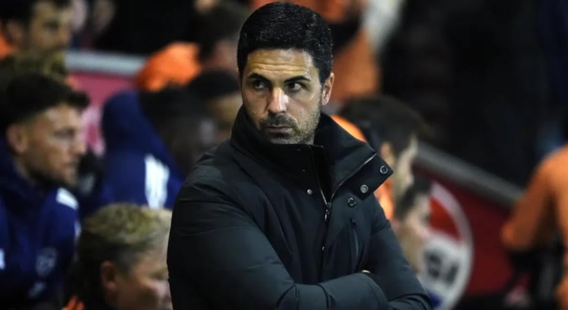 „Ez valahol a futball szépsége is” – Arteta az Arsenal kínos kiesése után