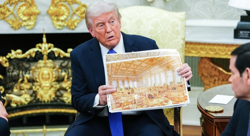 Kiderült, kik fizetik Trump szerelemprojektjét: csúcscégek döntik a pénzt az elnöki bálterembe