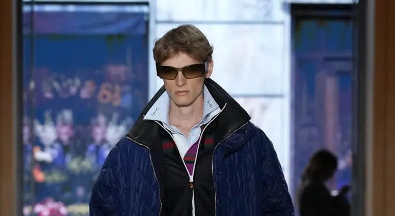 Öltöny, bőrdzseki és loafer: ilyen lesz a Gucci férfidivatja 2027-ben
