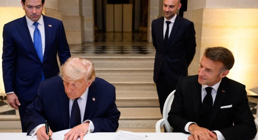 Macron keményen beszólt Trump-nak, és mindezt nyilvánosan