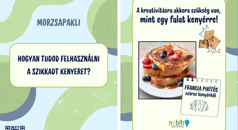Morzsákból tudás – ingyenesen igényelhető kártyacsomag érkezik az iskolákba