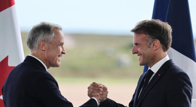 Kanada egyre közelebb: Macron és Carney szorosabb francia–kanadai kapcsolatokat hirdetett