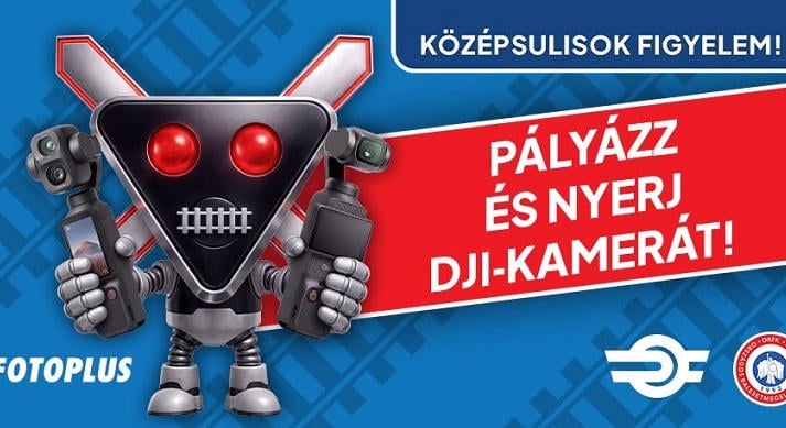 Videókészítő pályázatot hirdetett középiskolásoknak a MÁV és az ORFK