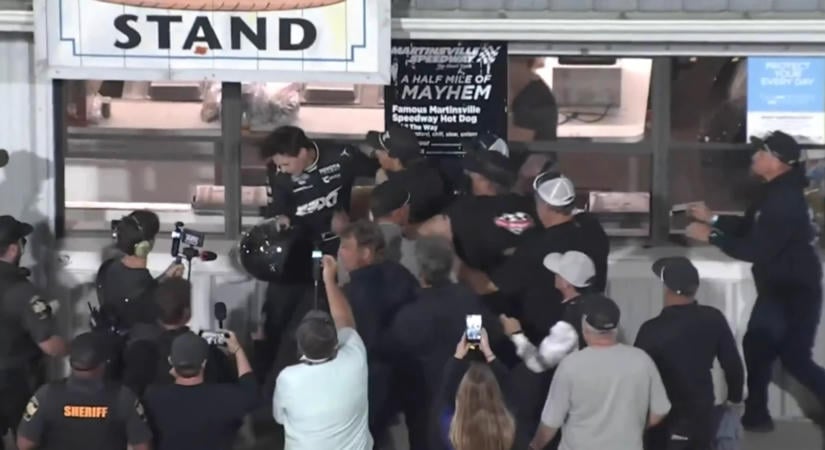 Lecsapott a NASCAR a Corey Heimet megtámadó csapattulajdonosra és embereire