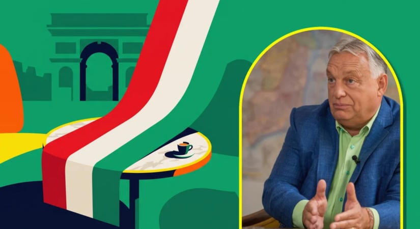 Orbán Viktor a Louvre mellett telefonált, miközben a hívei a Bem téren várták