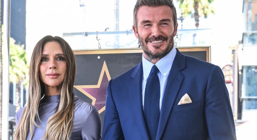 Ciki divatbaki: Mindenki Victoria Beckham lábujját figyelte David Beckham hollywoodi csillagavatóján