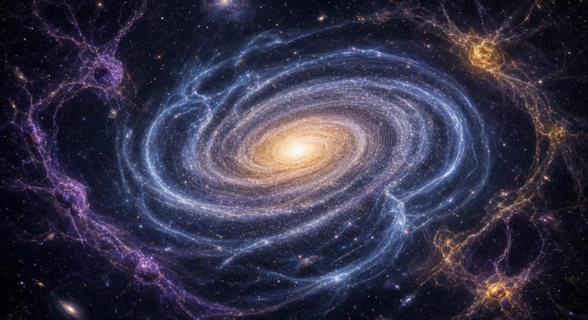 A galaxisok anyaga már azok kialakulása előtt is forgott