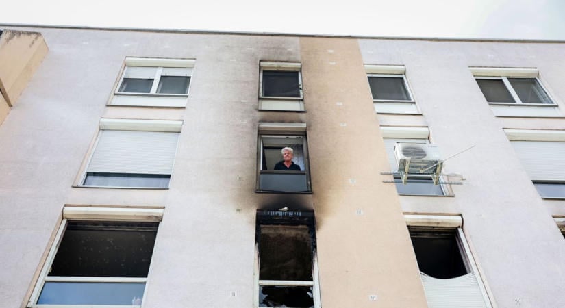 Rémálommá vált a hétfő este Szekszárdon: lángok csaptak fel, 22 embert menekítettek ki a társasházból (képgaléria  videó)
