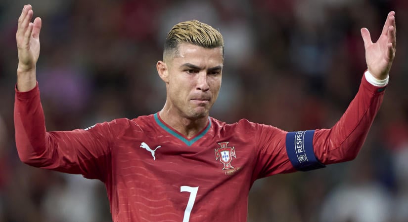 Kihagyott ziccer négy méterről, elvett gól, hiszti és korai csere – Ronaldo mélyponton a válogatottban