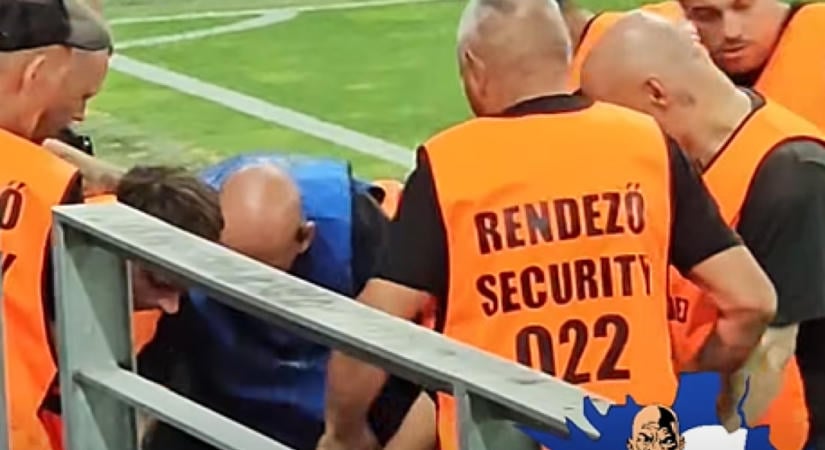 Pályára rohant meccs közben az izraeli drukker Miskolcon, tömegbunyó lett belőle