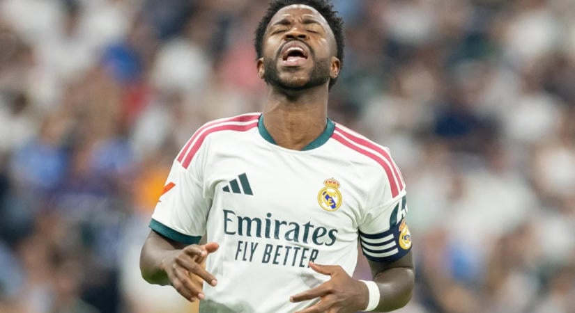 Vinícius Júnior a Villarreal elleni kiállítása után kért elnézést a Real Madrid szurkolóitól