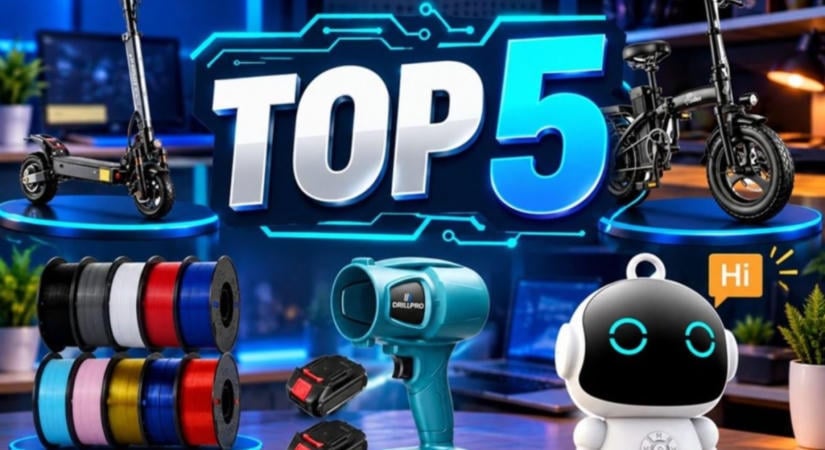 Top 5 népszerű kínai termék EU raktárból októberben