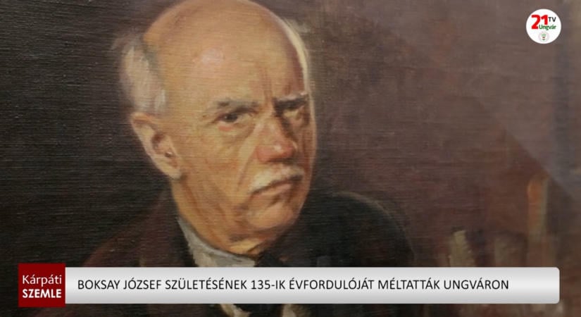 Boksay József születésének 135. évfordulóját méltatták Ungváron – (videó)