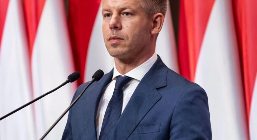 Magyar Péter történelmi helyszínen adott interjút vasárnap