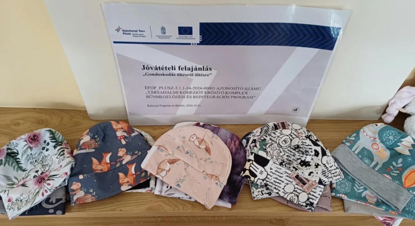 Gondoskodás öltésről-öltésre: jóvátételi program a Kalocsai Fegyházban