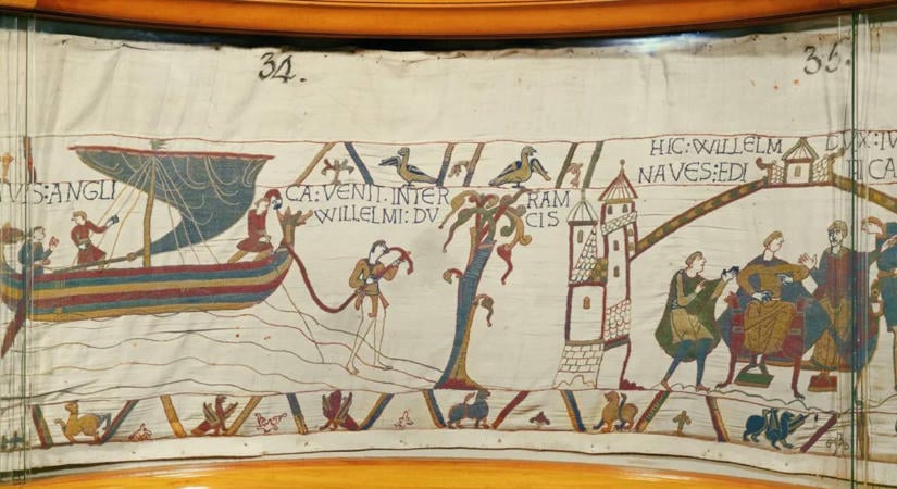 Megfejthették a Bayeux-i kárpit titkát: királyi szexbotrányra utalhat a jelenet