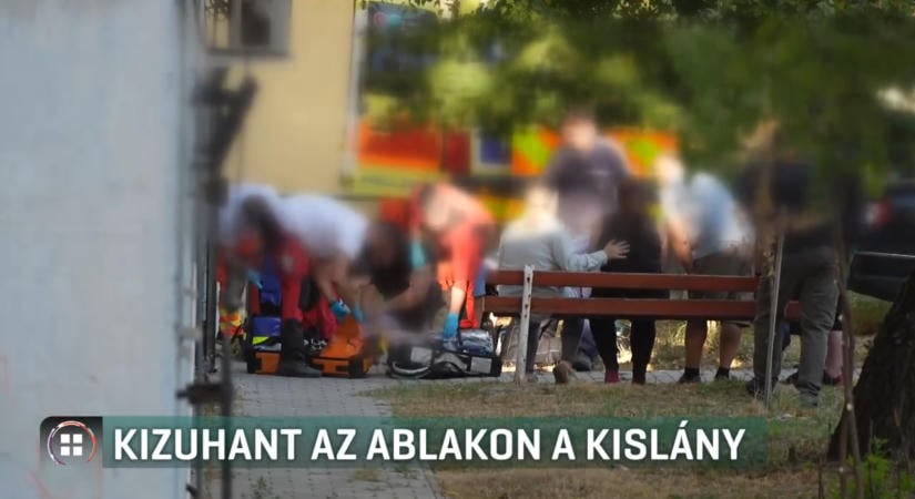 Felmászott az ablakpárkányra, majd a betonra zuhant az egyéves kislány – agyrázkódással megúszta