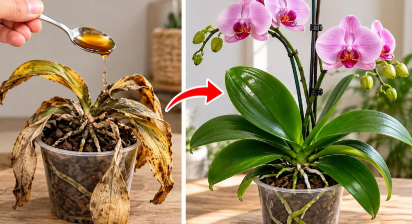 Önts ebből 2 evőkanálnyit az orchideákra, és úgy fognak virágozni, hogy el sem hiszed