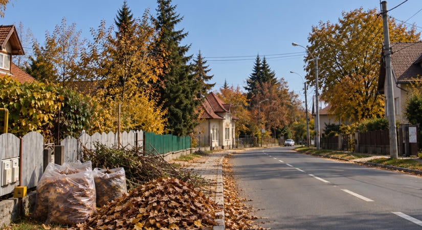 Ingyen elszállítják a zöld hulladékot, de csak Sepsiszentgyörgyön