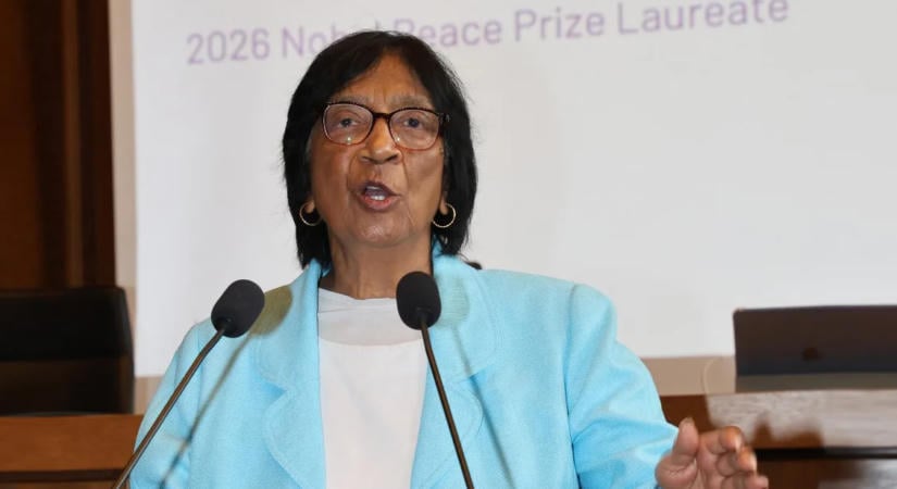 Élesen bírálta az amerikai elnököt a friss Nobel-békedíjas