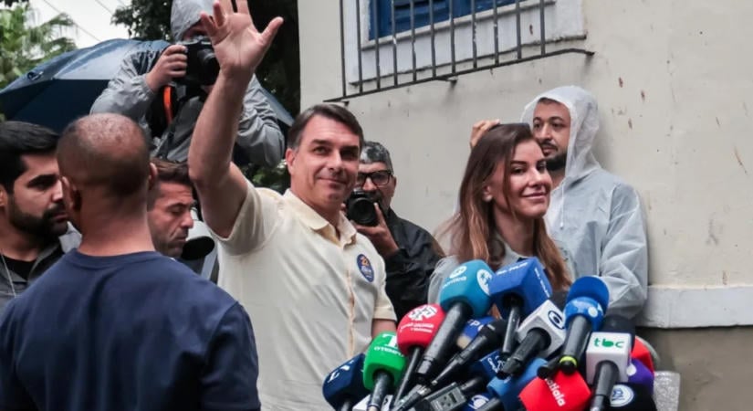 Flávio Bolsonaro az Egyesült Államokban