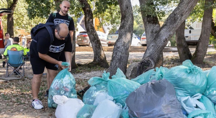 Családokat mozgat meg Tatabánya nagy szemétszedése, újra megtisztul a Turul környéke