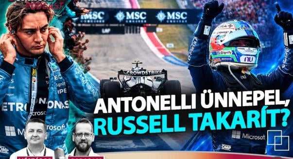 Podcast: Antonelli ünneplésre, Russell takarításra készül