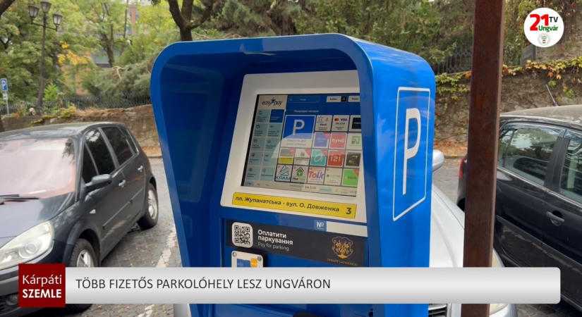 Több fizetős parkolóhely lesz Ungváron (videó)