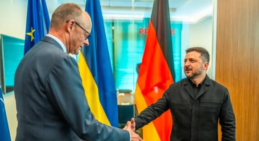 Friedrich Merz Kijevbe érkezett az ukrajnai tél előtt