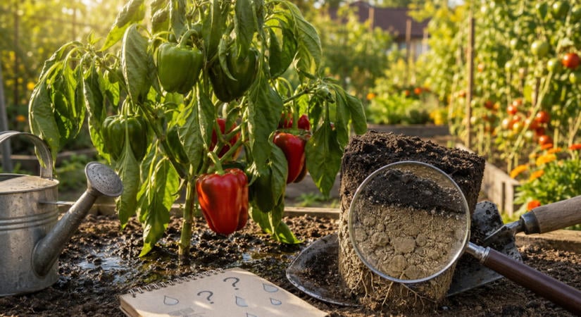 Locsolod, mégis lóg? A paprika lett a kert drámakirálynője - de nem mindig a vízhiány a hibás