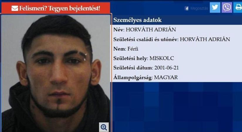 Súlyos bűncselekmény miatt körözik ezt a fiatal borsodi férfit