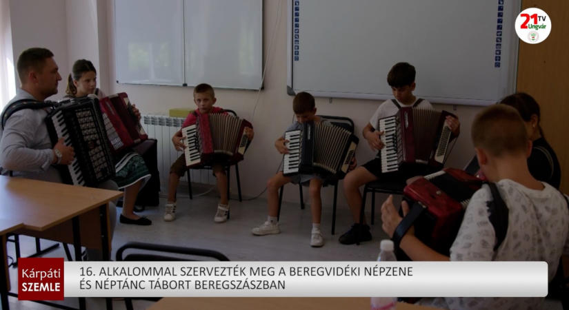 Tizenhatodik alkalommal szervezték meg a Beregvidéki Népzene és Néptánc Tábort Beregszászban (videó)