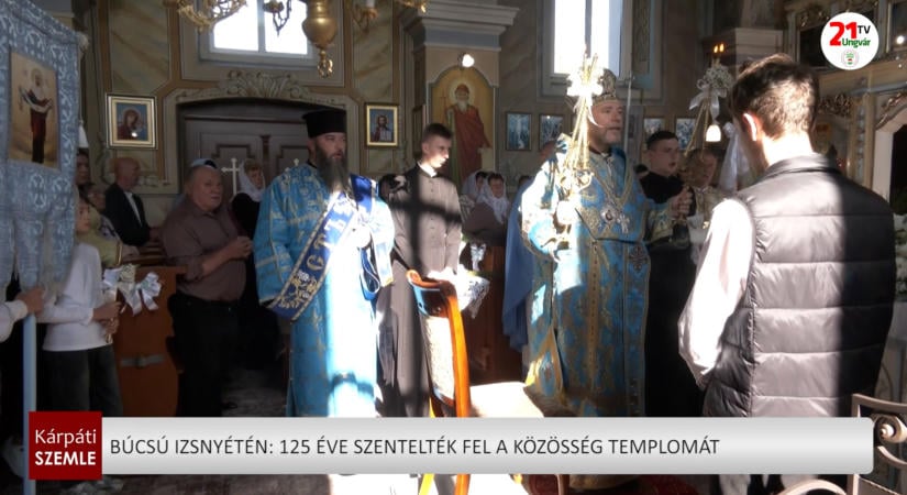 Búcsú Izsnyétén: 125 éve szentelték fel a közösség templomát – (videó)