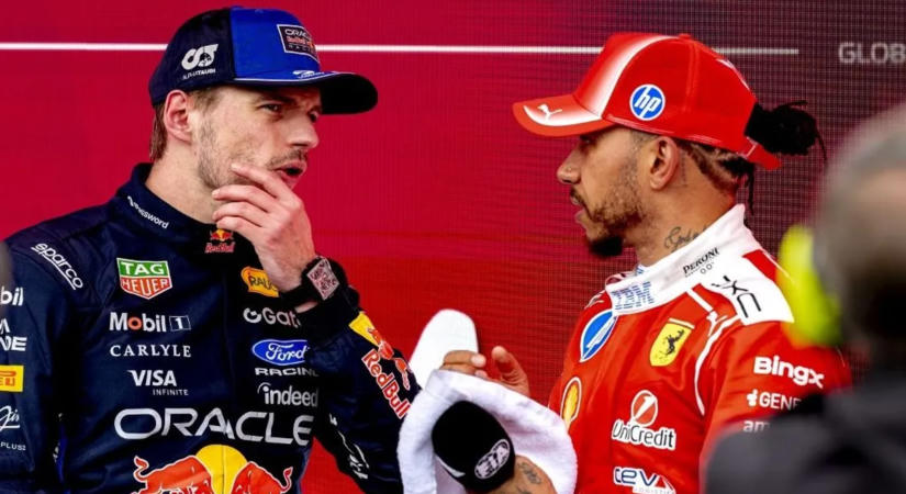 Max Verstappen is nekiment Lewis Hamiltonnak az F1-es Magyar Nagydíj után