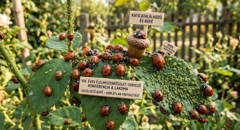 Augusztus végén már készülnek a telelésre – mit keres ennyi katica egyszerre ugyanazon a növényen?