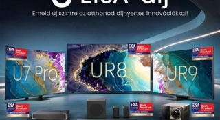 Hat EISA-díj, hat kiemelkedő termék: a Hisense újra bizonyított