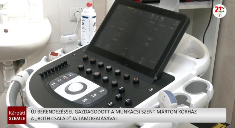 Új berendezéssel gazdagodott a munkácsi Szent Márton Kórház a „Roth család” JA támogatásával – (videó)