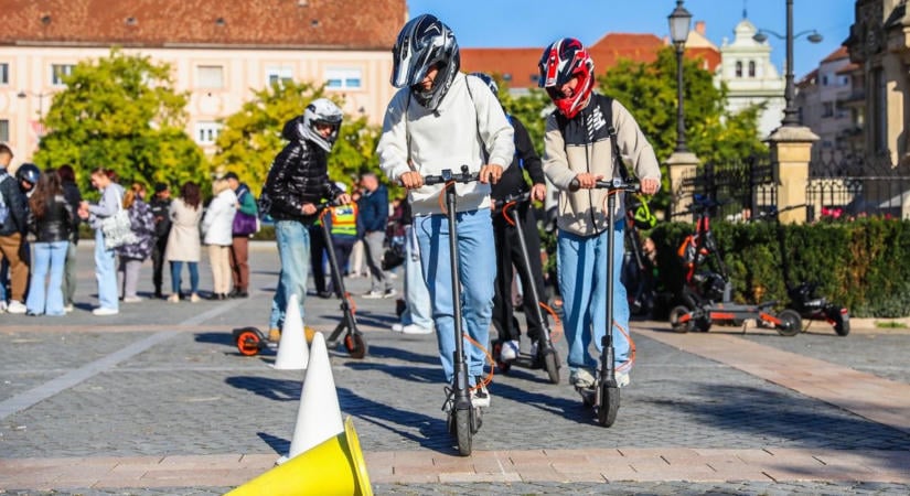 Egyre több a rollerbaleset Szombathelyen: a fiatalok szerint az autósok sem könnyítik meg a dolgukat