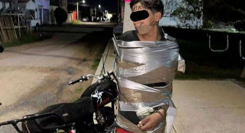 A mexikói Batman köti gúzsba éjjelente a motortolvajokat, macskabajuszt is rajzol nekik