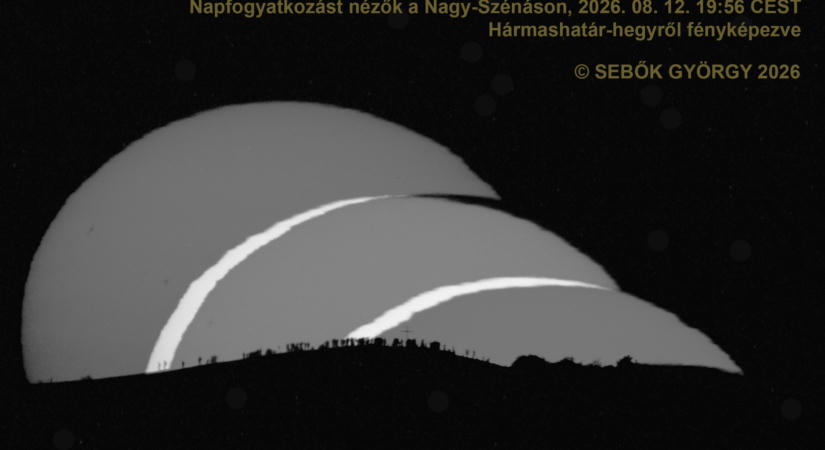 Napfogyatkozás a Hármashatár-hegyről