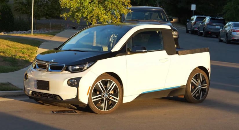 Nem is rossz a háztáji elektromos BMW pickup