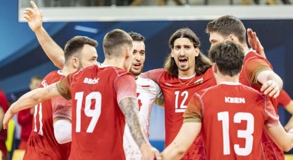 Szoros meccsen nyertek a magyarok Ausztriában a férfi röplabda Európa-ligában