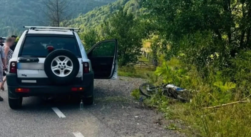 15 éves motoros sérült meg Kárpátalján, jogosítvány nélkül vezetett