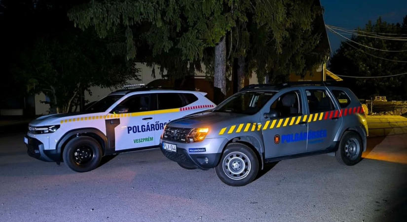 Közös péntek éjszakai akciót tartott a Veszprémi és a Gyulafirátóti Polgárőr Egyesület (galéria)