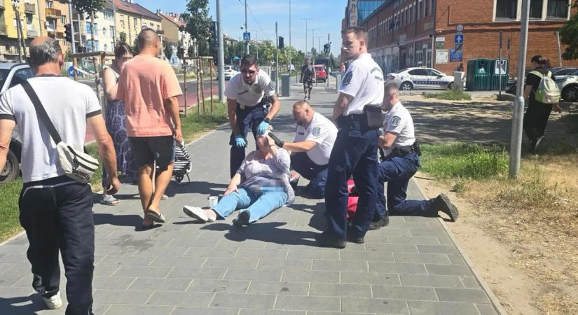 Három nő kapott össze a Bosnyák téren, vér is folyt, rendészek látták el a súlyos sérültet