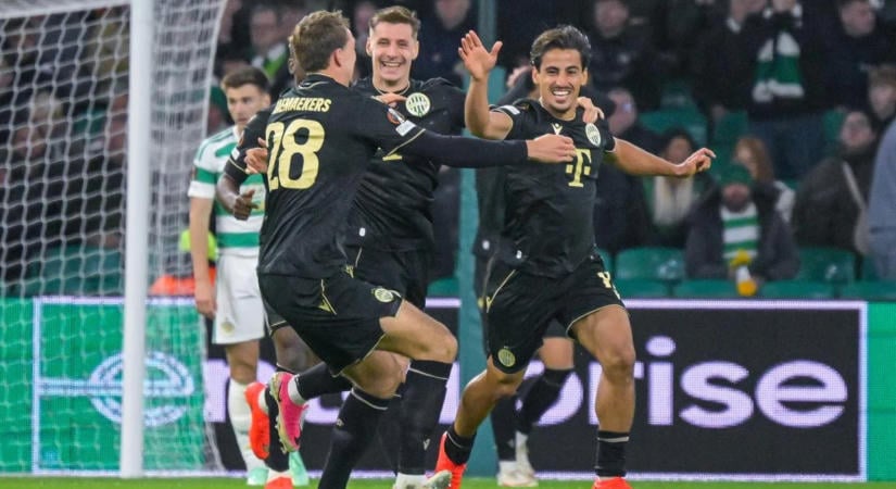 Idegenben aratott magabiztos győzelmet a Ferencváros az Európa-ligában