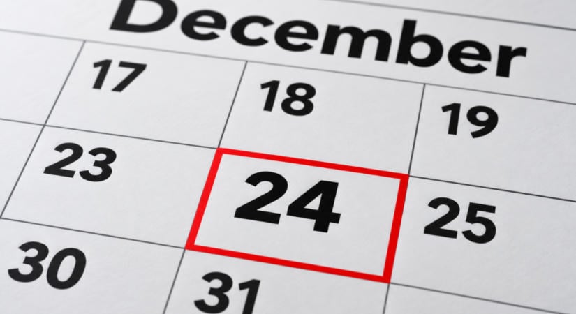 December 24. most munkaszüneti nap vagy sem? Utánajártunk!